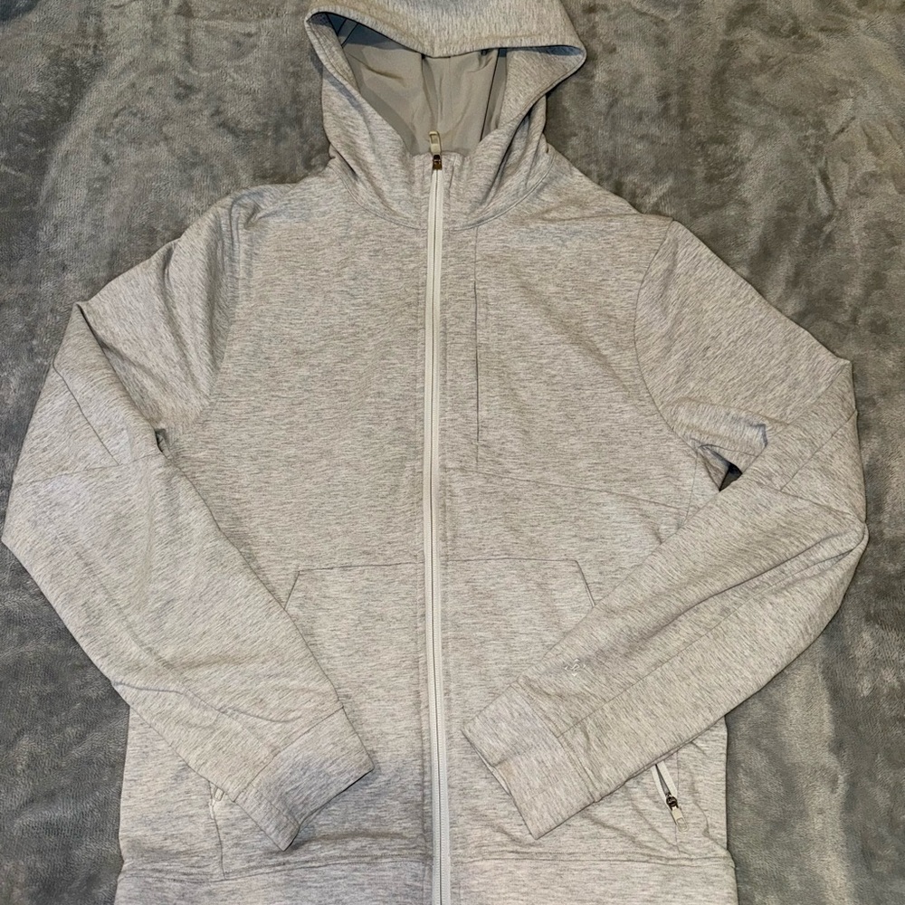NW Lululemon Athletica Gray Zip Up Hoodie